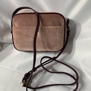 LAST ONE J.Crew Mini velvet signer bag